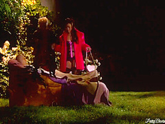 Pissing Threesome In Fur Coats