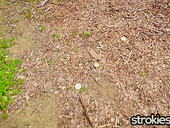 Evelyn Claire In Brunette Jerking Cock