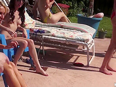 Real Whore Party - Blowing, Gagging And Screwing By
