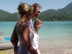 real public german beach orgy