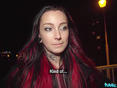 Inked Bitch With Small Cans Gets Fucked In Boiler Room With Erik Everhard