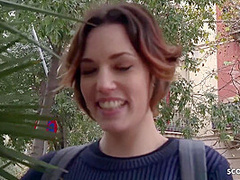German Scout - Short Hair Big Clit Tattoo Milf Silvia Ta