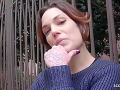 German Scout - Short Hair Big Clit Tattoo Milf Silvia Ta