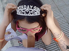 Young Slut Gets Pleasantly Fucked In Public With Kitty Love And Jordi El Nino Polla