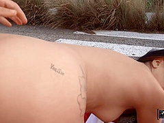 Young Slut Gets Pleasantly Fucked In Public With Kitty Love And Jordi El Nino Polla