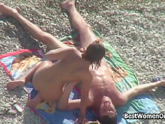 Amateur Couple Beach Lovemaking Spycam