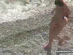 Amateur Couple Beach Lovemaking Spycam