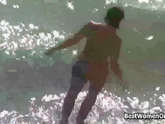 Amateur Couple Beach Lovemaking Spycam