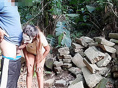 Prostitute In The Bush Paying Blowjob And Giving Anus 10 Dollars