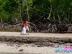 Geiles Rothaariges Madchen Am Strand Von Ihrem Freund Gefickt