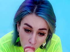 Beautiful Girl Cowgirl And Blowjob Sex Toy And Facial - Hot Amateur Near The Pool 8 Min