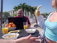 Spinner Gets Wet Snatch Humped 1 With Sydney Cole