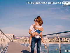 Sandra Wellness In Petite Beauty Takes Huge Cock At The Beach