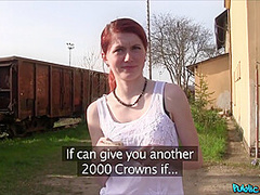 Cash Tempts Her To Make Love A Strang