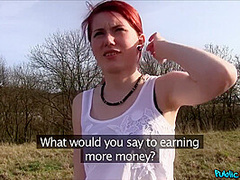 Cash Tempts Her To Make Love A Strang