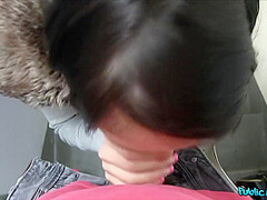 Dark Haired Beauty Fails At Game, Win