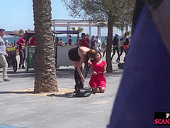 Busty babe full naked outdoor in public bcs mistress demands
