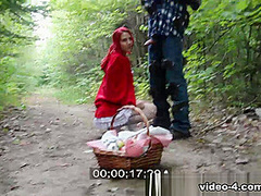 Brind Love & Dick Pickaxe in Lil Red Riding Hood Caugh and Fucked - PegasProductions