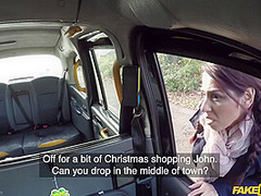 Pigtailed British Chick Pays For Taxi With Her Wet P - Sahara Knite