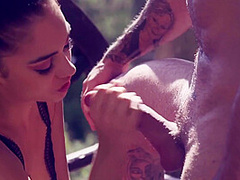 Spanish Slutty Brunette Craving For Cum