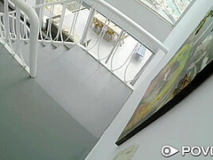 Cute Blonde Sucking That Cock Hard