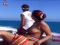 Parasailing With Three Hot Spring Breakers