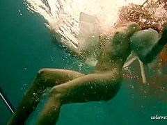 Big Boobs Kristy Small Boobs Petra Underwater