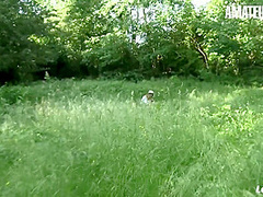 Big Ass French Blonde Gets A Hard Anal Fuck In Her Garden
