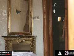 ***NATURALS - Horny Macy Enjoys Passionate Sex Outside In The Garden And Gets Sprayed With Cum