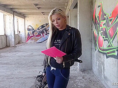 German Scout - Best Body Seduce To Outdoor Fuck For Mone
