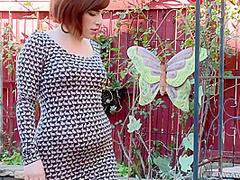 Simone - Black Dress Red Lingerie