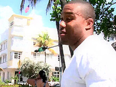 Cute Latina Babe Jasmine Gets Picked Up At Miami Beach By Her First Bbc