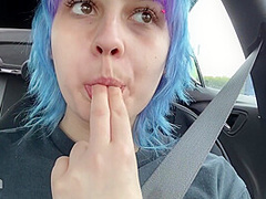 Playing And Desperation Pee On Road Trip!
