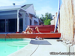 Teen Swim Lesson Turns Into Lesbian Pussy Licking - LesWorship