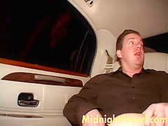Hot blonde sucks off fat oldman cock