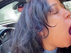 Woman Masturbates And Talks Dirty In Her Car And Cabin