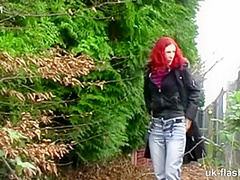 Lassie Pissing And Masturbating In Public