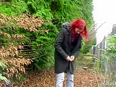 Lassie Pissing And Masturbating In Public