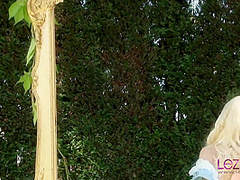 Big Tits Lesbians Met In The Beautiful Magic Garden