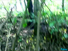 Long Haired Babe Made Love Outside 2