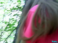 Long Haired Babe Made Love Outside 2