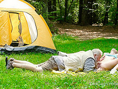 Teen Goes Wild Camping And Fucks An Old Man