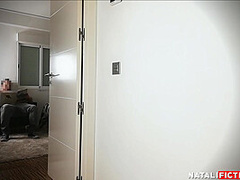 She Catches Her Sister Fucking With Stepdad And She Masturbate Spying