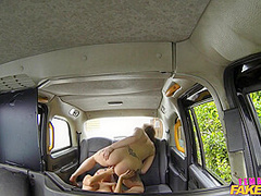 Full-breasted Blond Licks Her Fir