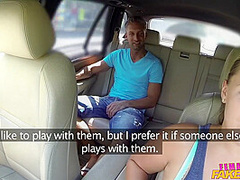 Full-bosomed Flirtatious Driver M