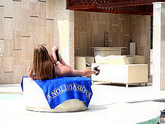 Multilayer Zentai By The Pool - Watch4Fetish