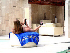 Multilayer Zentai By The Pool - Watch4Fetish