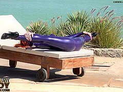 Erotic Latex Suit And High Heels - Watch4Fetish