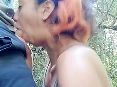 Deep Throat Blowjob In The Woods With Teen Latina