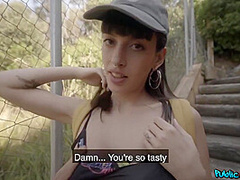Juan Lucho - Slutty Newcomer Called Caomei Enjoys Fucking In Public